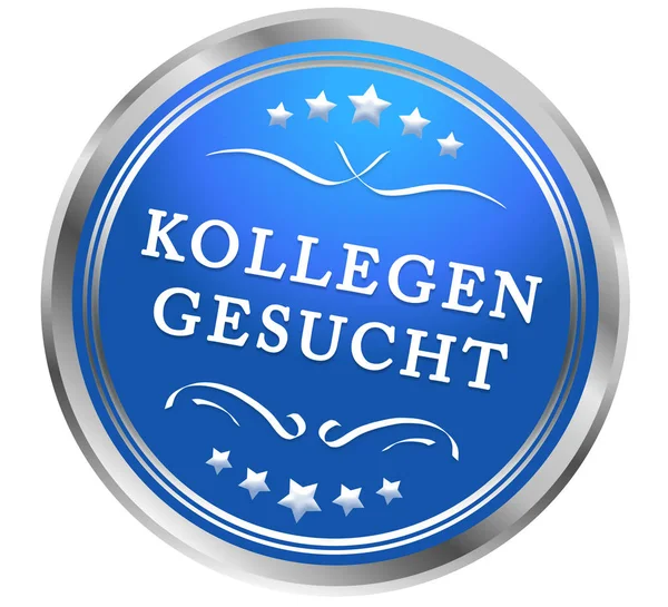 Kollegen gesucht web adesivo botão — Fotografia de Stock