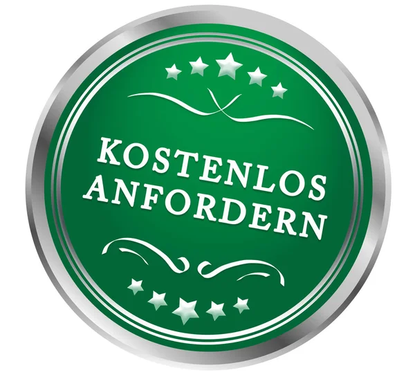 Kostenlos anfordern web Adhesivo Botón —  Fotos de Stock