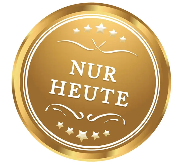 Nur heute web Sticker Button — Stock Photo, Image