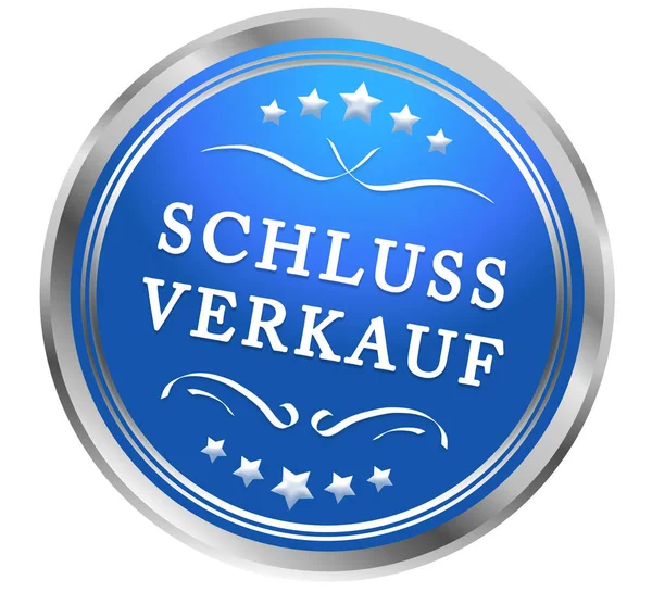 Schlussverkauf web Sticker Button — Stockfoto