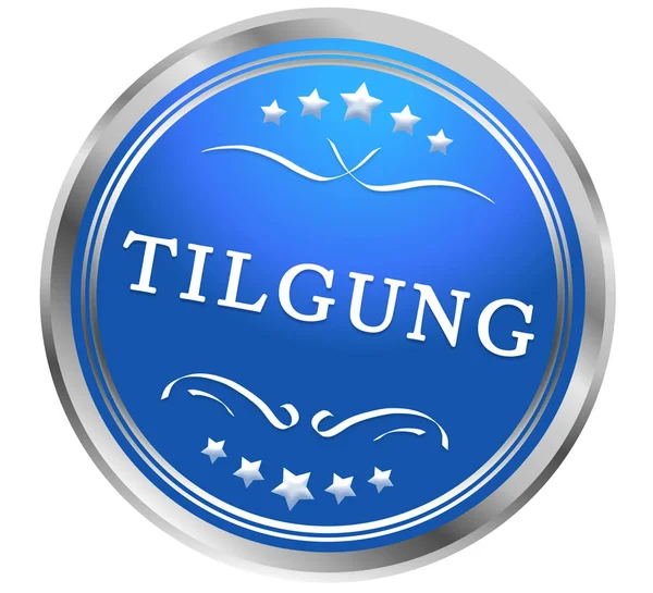 Tilgung web Sticker Button — Stockfoto