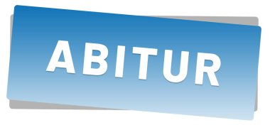 Abitur web Sticker Buton