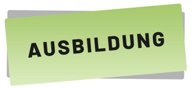 Ausbildung web Sticker Button