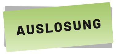 Auslosung web Sticker Button