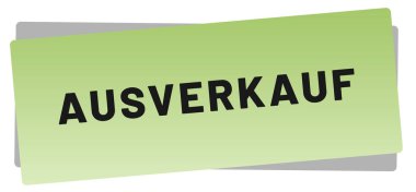 ausverkauf web Sticker Button
