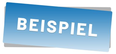 Beispiel web Sticker Düğmesi