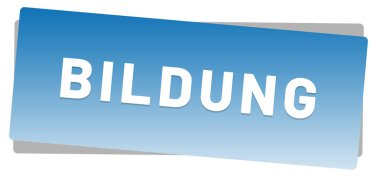 Bildung web Sticker Düğmesi