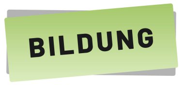 Bildung web Sticker Düğmesi