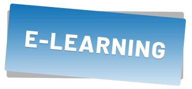 E-Öğrenme web Sticker Düğmesi
