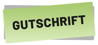 Gutschrift web Sticker Button