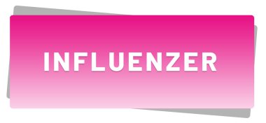 Influenzer web Sticker Düğmesi