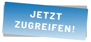 Jetzt zugreifen! web Sticker Button