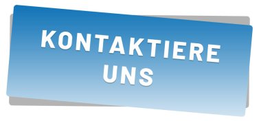 kontaktiere uns web Sticker Button
