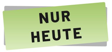 nur heute web Sticker Button