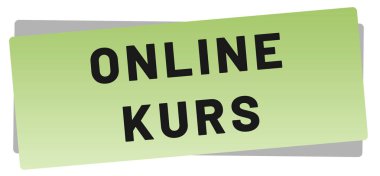 Online Kurs web Sticker Düğmesi