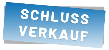  Schlussverkauf web Sticker Button