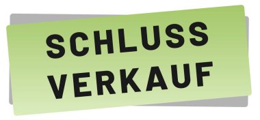  Schlussverkauf web Sticker Button