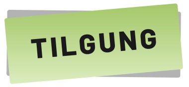 Tilgung web Sticker Button
