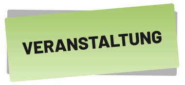 Veranstaltung web Sticker Düğmesi