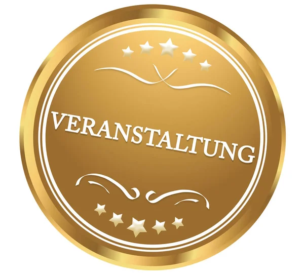 Veranstaltung Web klistermärke knapp — Stockfoto