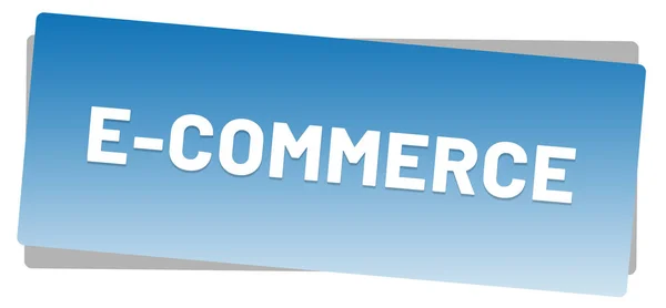 E-Commerce Web-Sticker-Taste — Stockfoto