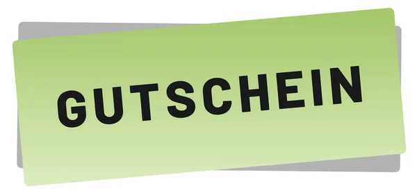 Gutschein web Sticker Button — Stockfoto