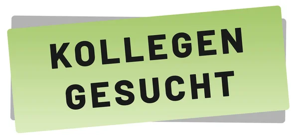 Kollegen gesucht web Sticker Düğmesi — Stok fotoğraf