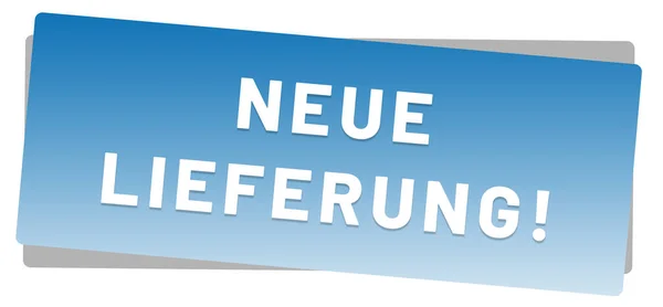 Neue Lieferung! web Sticker Button — 스톡 사진