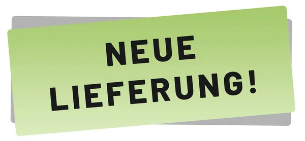 Neue Lieferung! web Sticker Button — Stockfoto