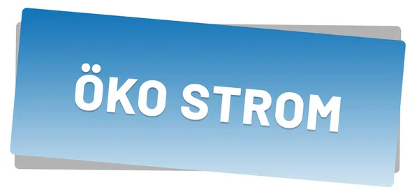 Ko Strom Web sticker knop — Stockfoto
