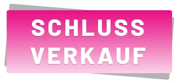 Schlussverkauf web Sticker Button — стокове фото