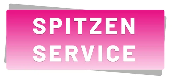 Spitzen Service web Sticker Button — 图库照片