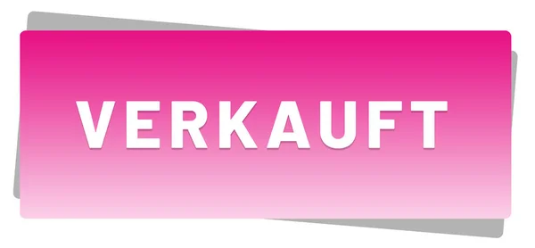 Verkauft Web klistermärke knapp — Stockfoto