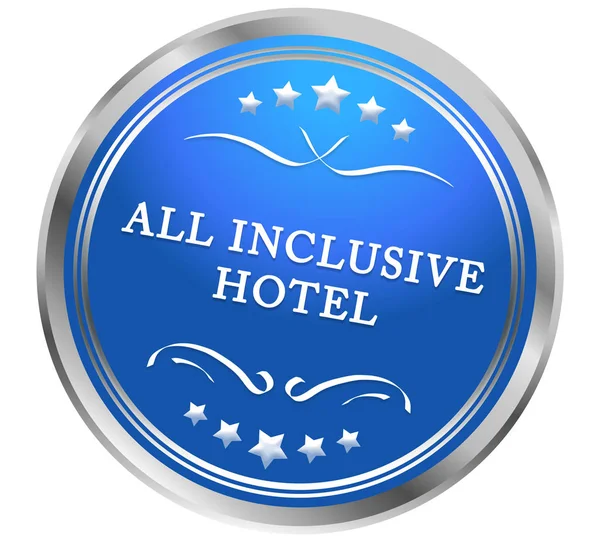 All-inclusive-Hotel-Websticker-Taste — Stockfoto