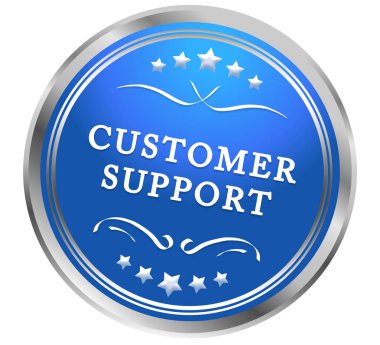  Müşteri desteği Web Yapıştırıcı Düğmesi