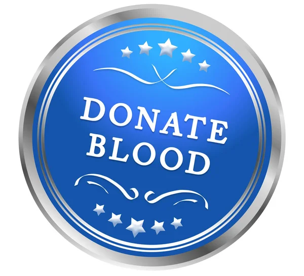 헌혈 웹 스티커 버튼 — 스톡 사진
