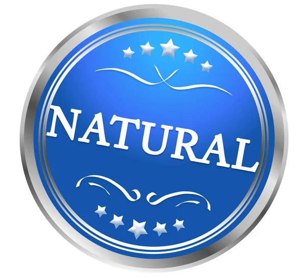 Natürliche Web Sticker Taste — Stockfoto