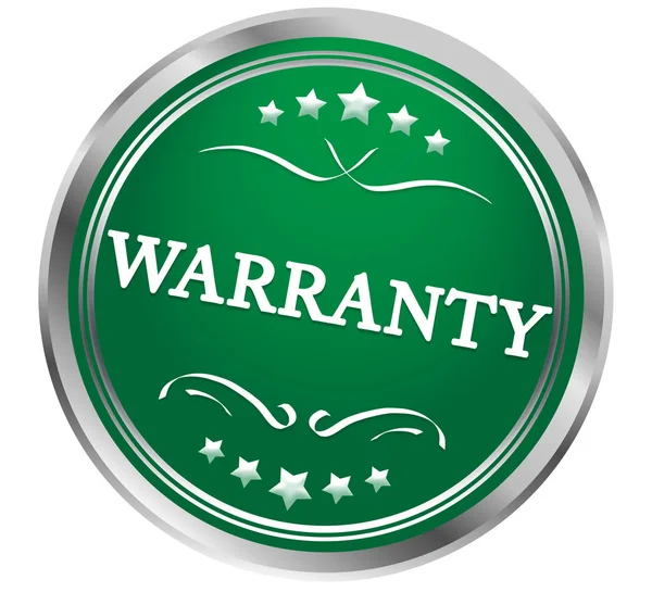 Warranty web Sticker Button — Stock Photo, Image