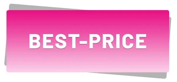 Mejor precio web etiqueta adhesiva botón — Foto de Stock