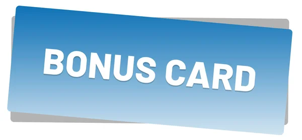 Bonus card web Sticker Button — Stock Photo, Image