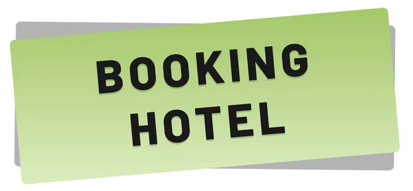 Buchung Hotel Web Sticker Button — Stockfoto