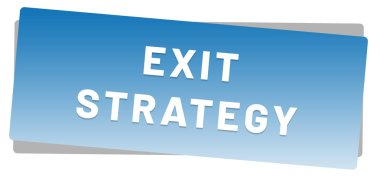  Çıkış stratejisi web Yapıştırıcı Düğmesi