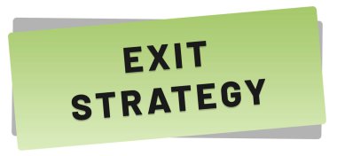  Çıkış stratejisi web Yapıştırıcı Düğmesi