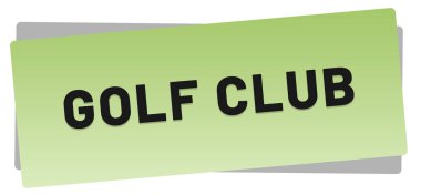 Golf Kulübü Web Yapıştırıcı Düğmesi