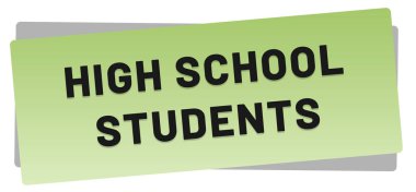 Lise Öğrencileri Web Yapıştırıcı Düğmesi