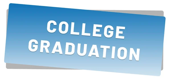 College graduation web Sticker Button — Stock Photo, Image