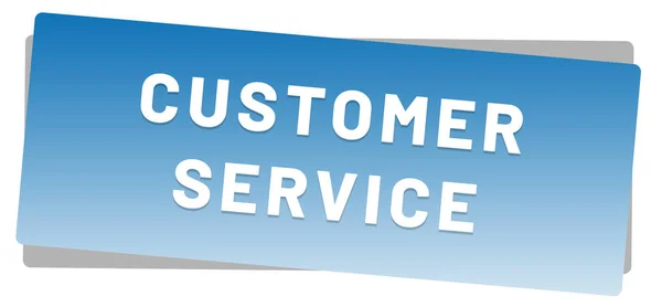Кнопка "Обслуживание клиентов" — стоковое фото