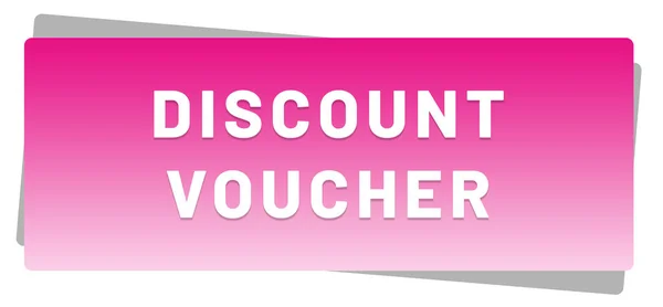 Discount voucher web Sticker Button — Stock Photo, Image