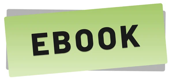 Ebook web sticker knop — Stockfoto