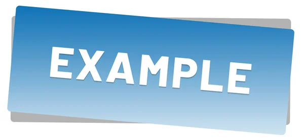 Example web Sticker Button — Stock Photo, Image